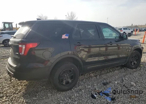 2016 Ford Explorer Police Interceptor из США, поврежденный, VIN 1FM5K8AR8GGA19338